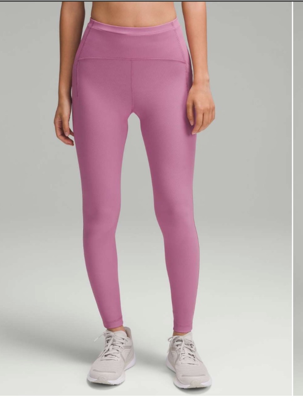 Lululemon Swift Speed High-Rise Ribbed Tight 28"
Velvet Dust size 6